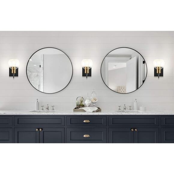 JONATHAN Y Marais Vanity Light Iron Glass Rustic Industrial Bohemian JYL3526A - Picture 14 of 14